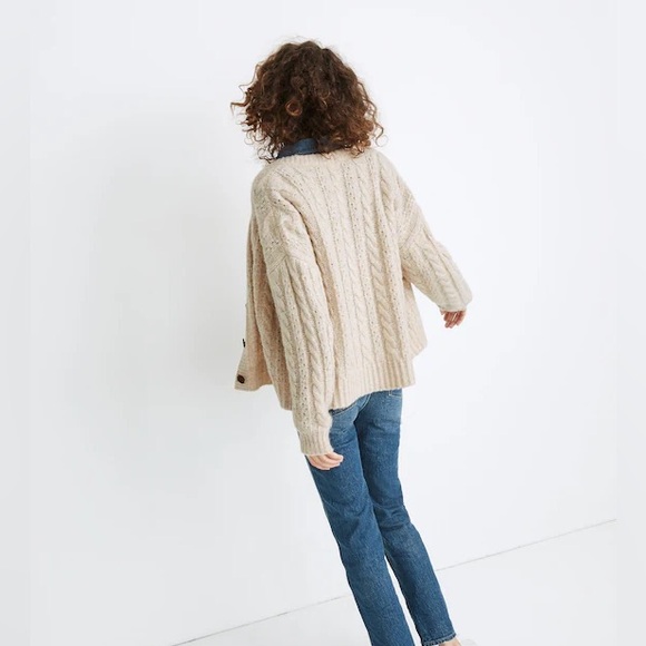 MADEWELL cable cardigan sweater - Picture 3 of 6